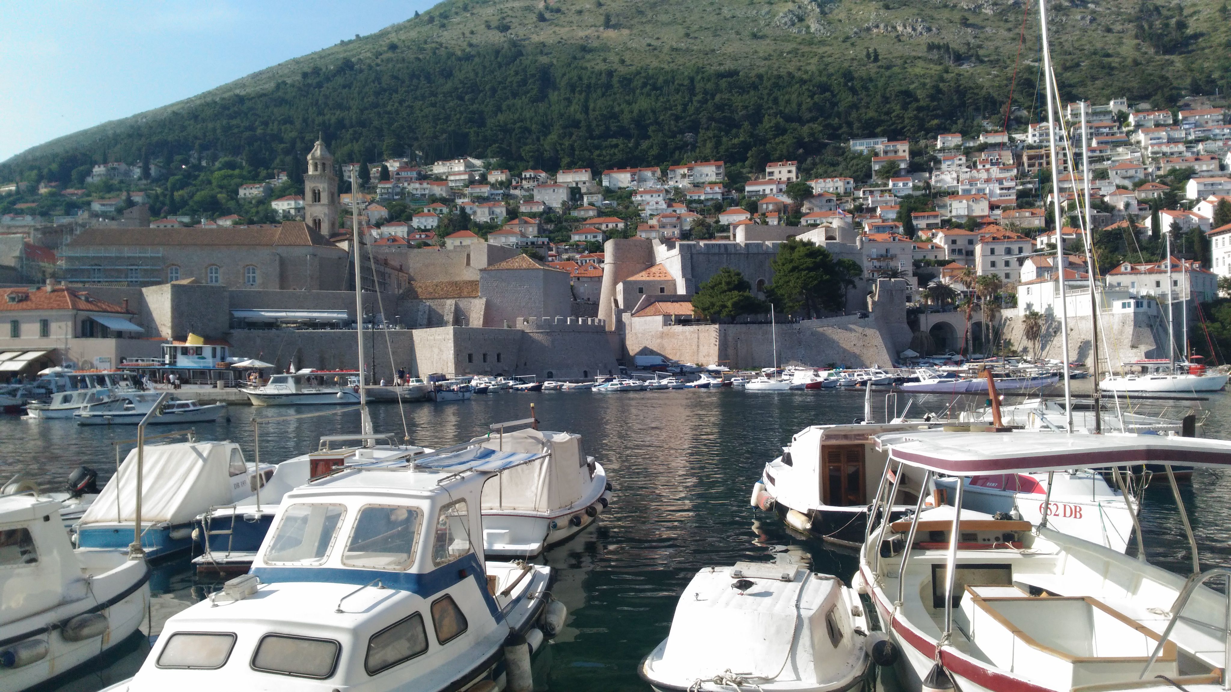 Dubrovnik'ten Tepeye Doğru Bakış