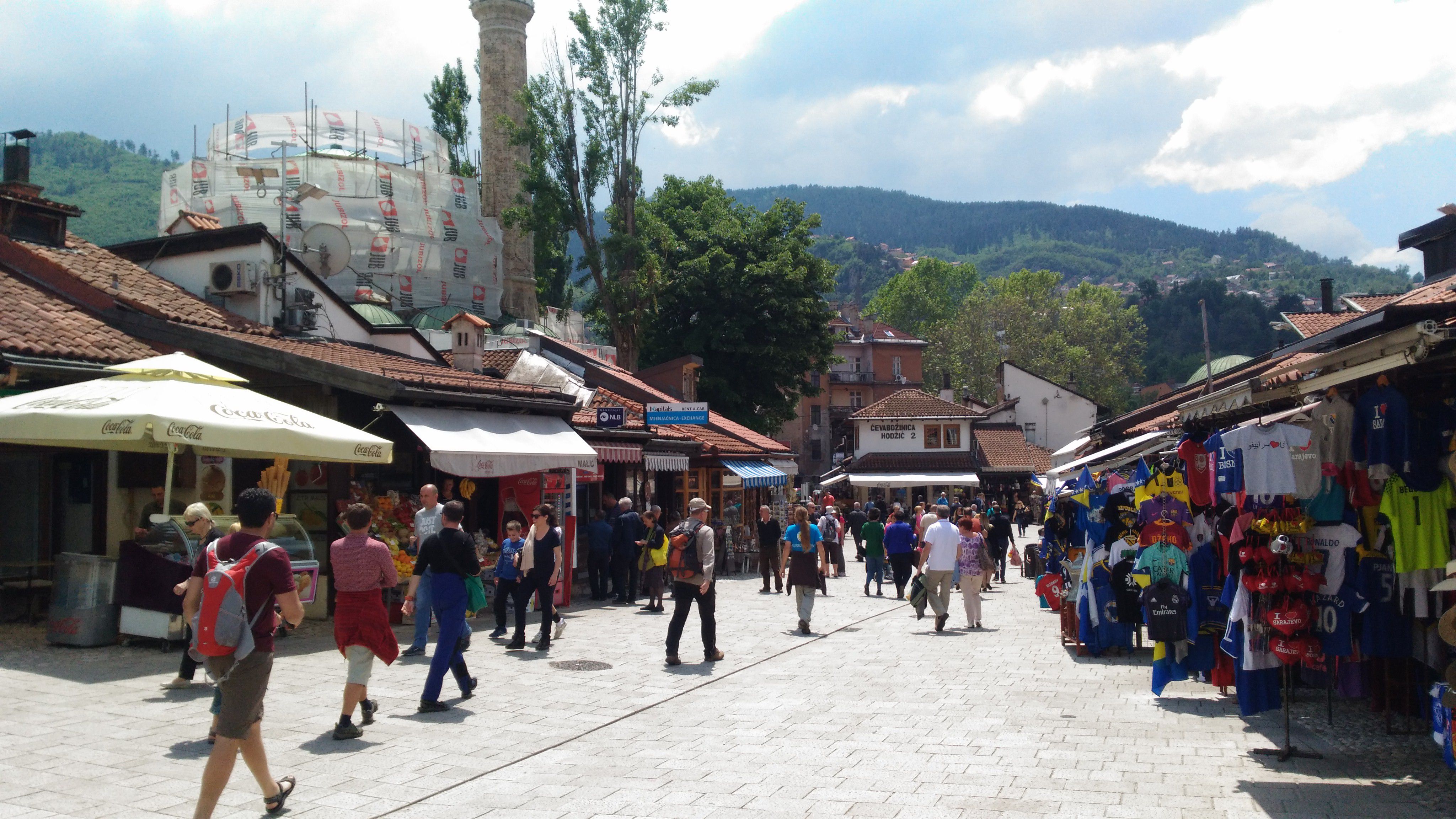 Saraybosna'nın merkezi Başçarşı